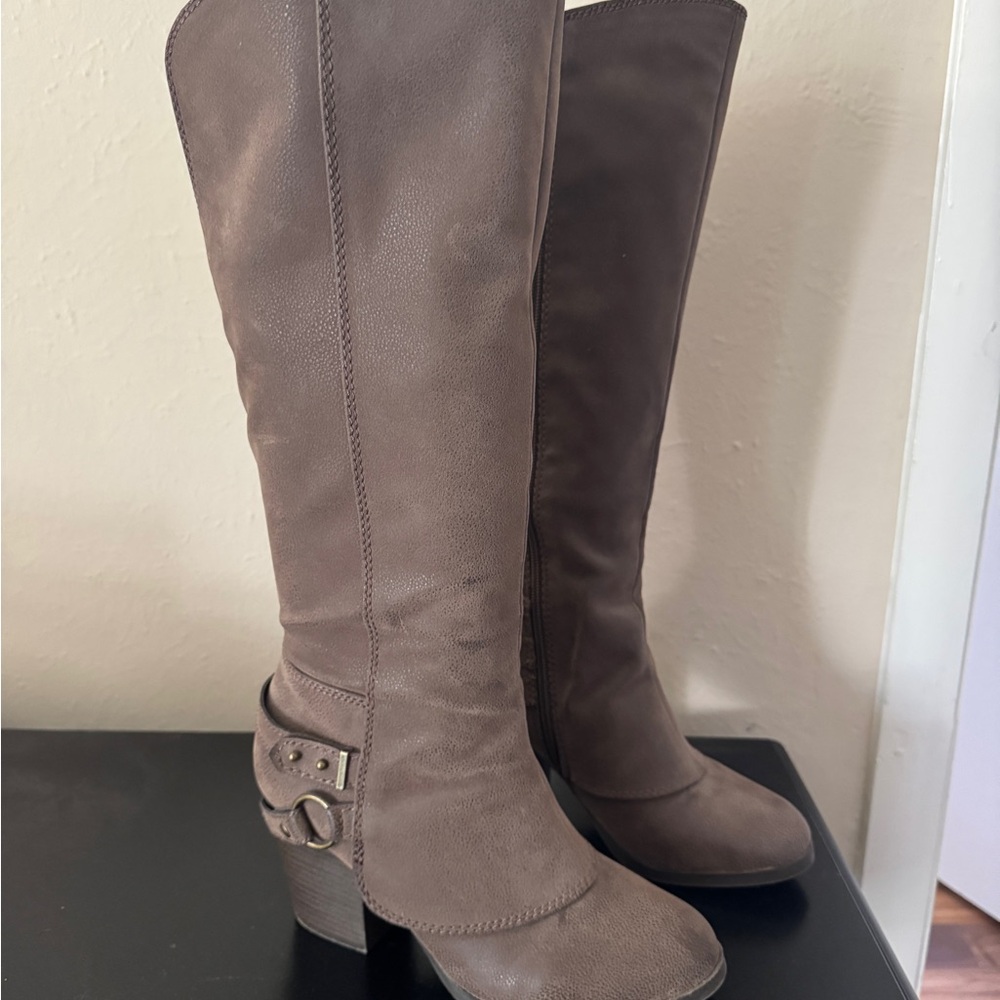 Brown Knee-High Boots